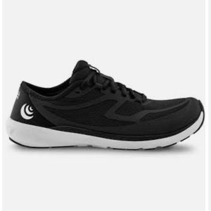 TOPO ST-4 OMM DROP Athletic Running Shoes Size 8.5 Black and White